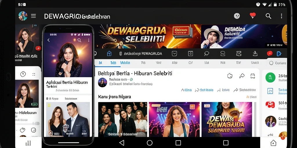 Tampilan antarmuka DEWAGARUDA yang informatif dan menarik.